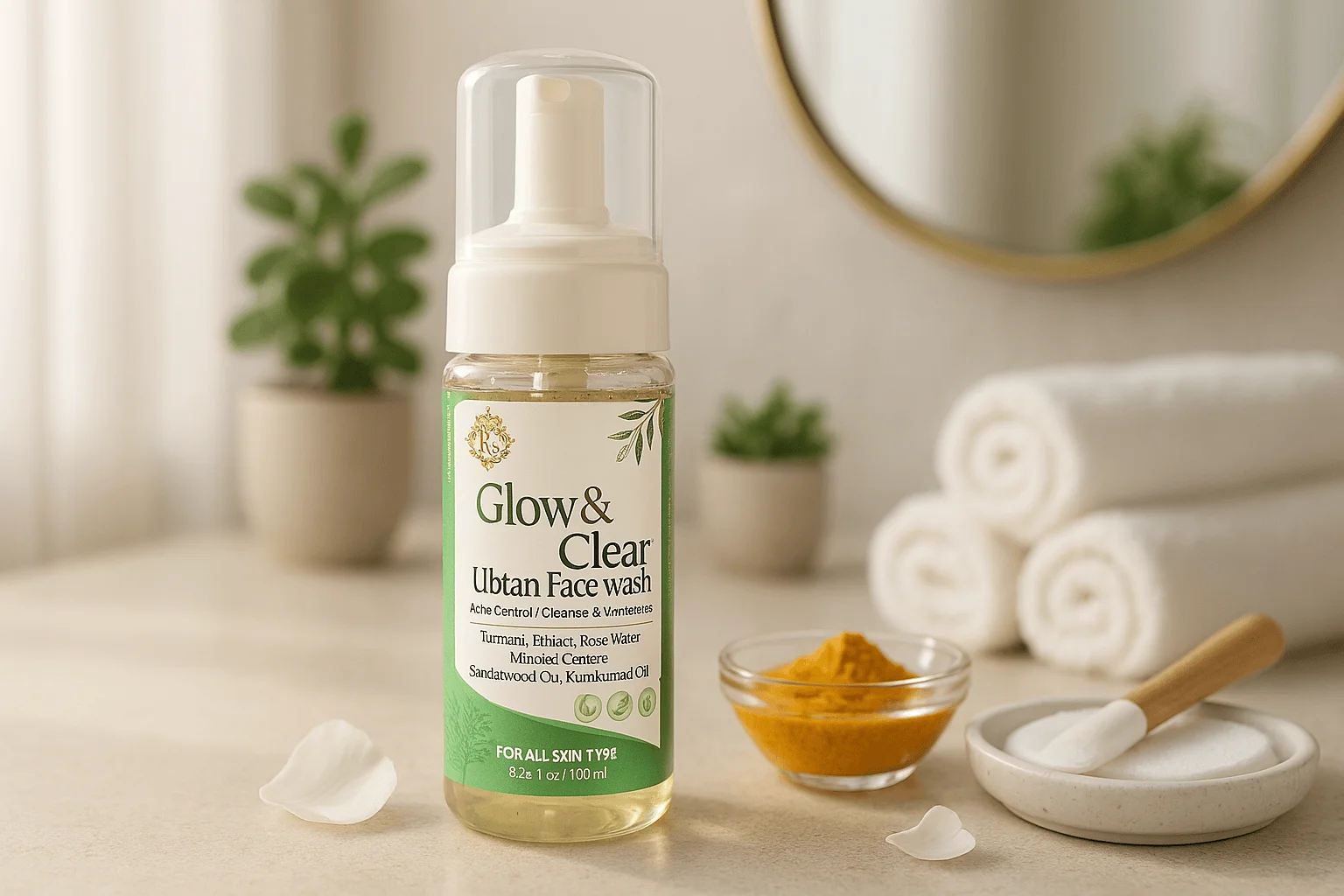 1754591997_1 Glow & Clear Ubtan Face Wash - Image 1
